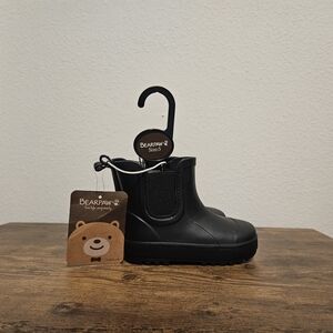 Bearpaw Kids Black Rain Boots, Size 5 Unlined
